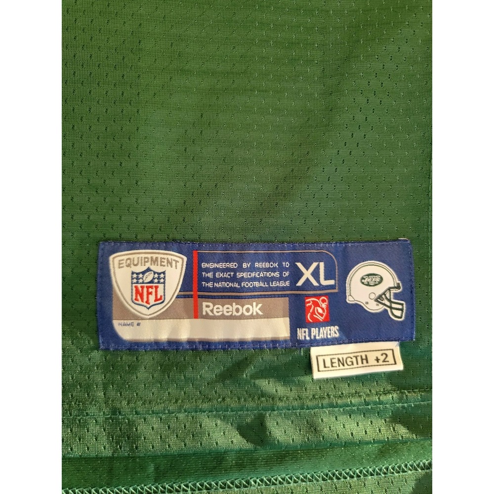 New York Jets Football Jersey Mens XL Green NFL Football Mark Sanchez 6 Reebok - Picture 2 of 7